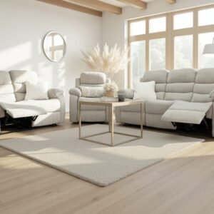 Stanley Manual Recliner Sofa Beige 3+2+1