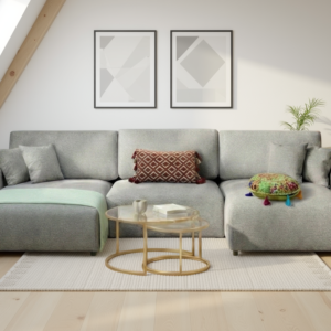 Luma Sofa Grey U Shape Corner