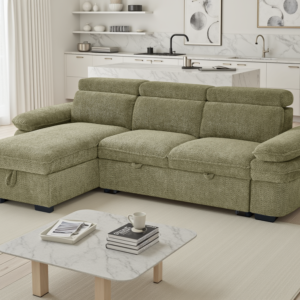 Hudson Sofabed Green Universal Corner