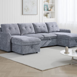 Moscow Sofabed Grey U Shape Corner