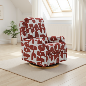 Seville Electric Reclining Chair Red
