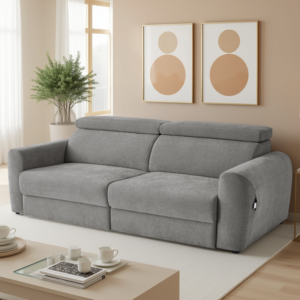Dakota Electric Sofabed Grey 3 Seater
